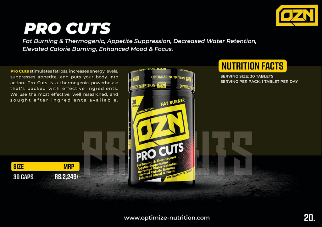 PRO CUTS - FAT BURNER 30 Servings
