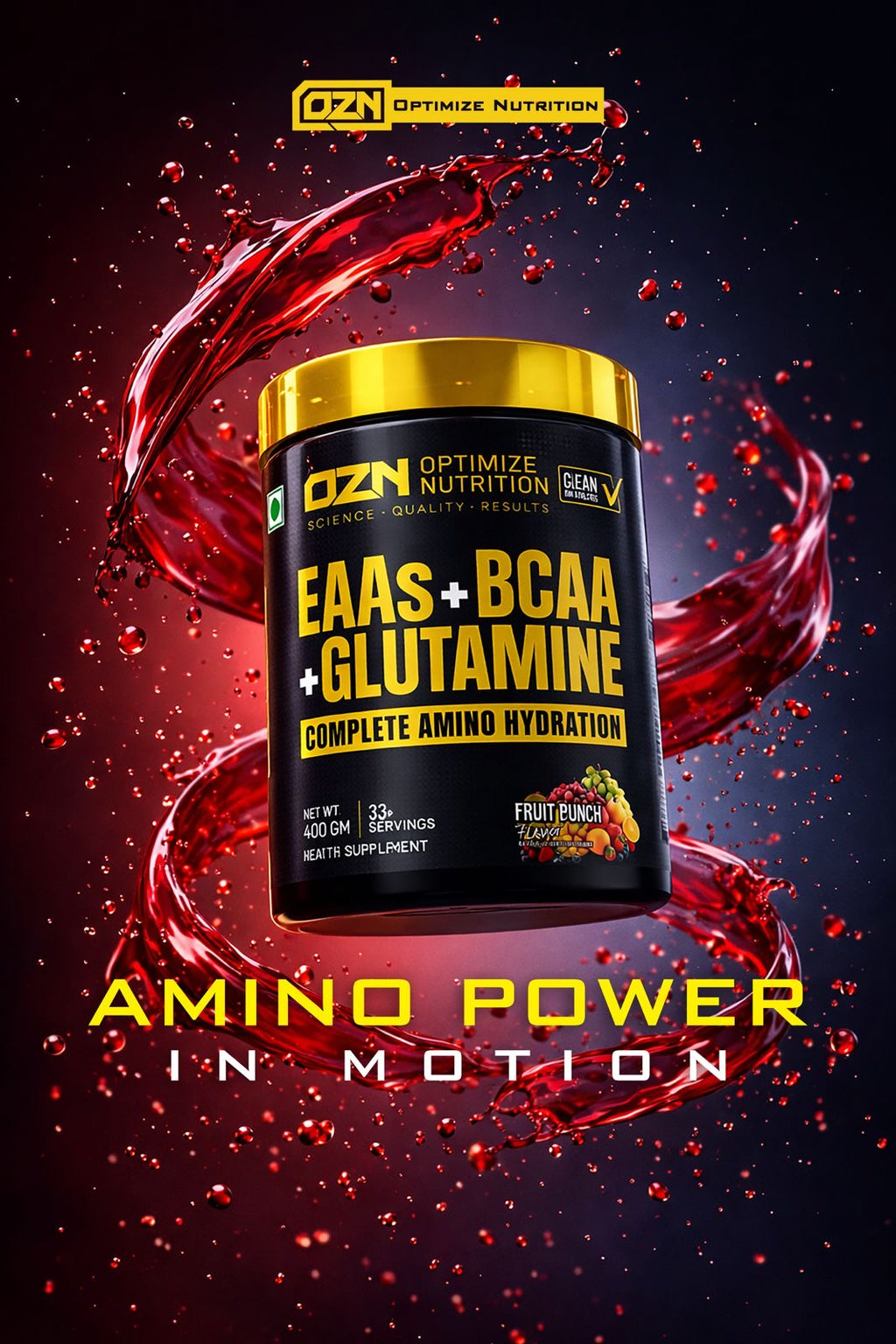EAAs + BCAA + GLUTAMINE - 33+ Servings