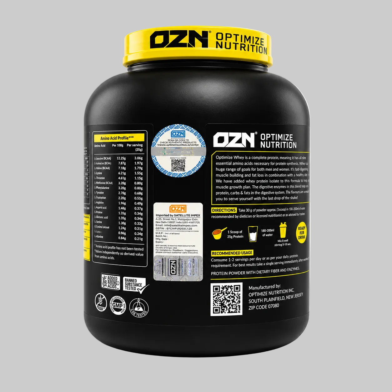 WHEY PROTEIN ADDED ISOLATE 66+ SERVINGS Secondary image
