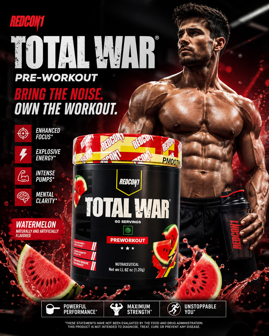 TOTAL WAR PREWORKOUT - 60 Servings