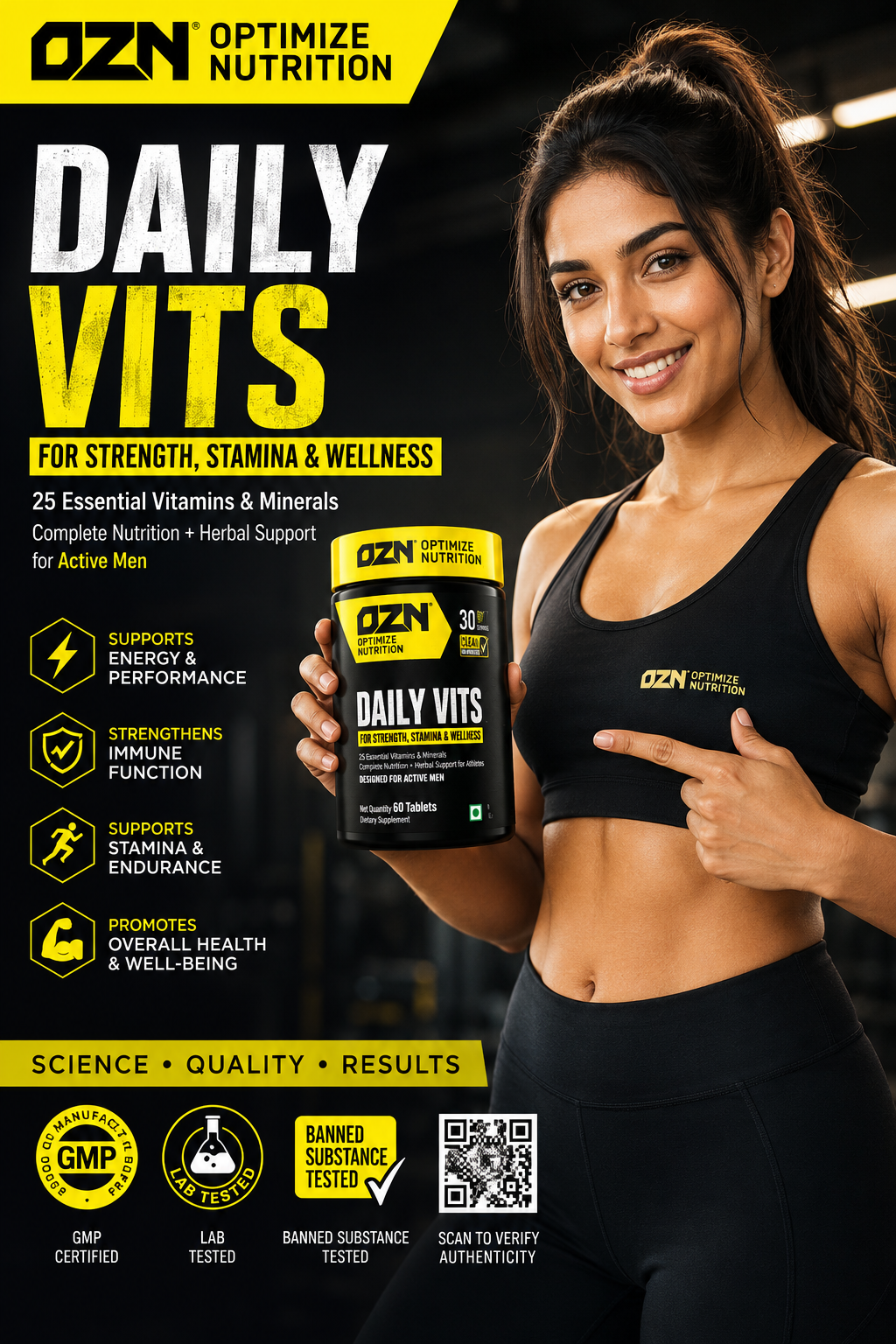 DAILY VITS - MULTIVITAMIN 60 TABLETS