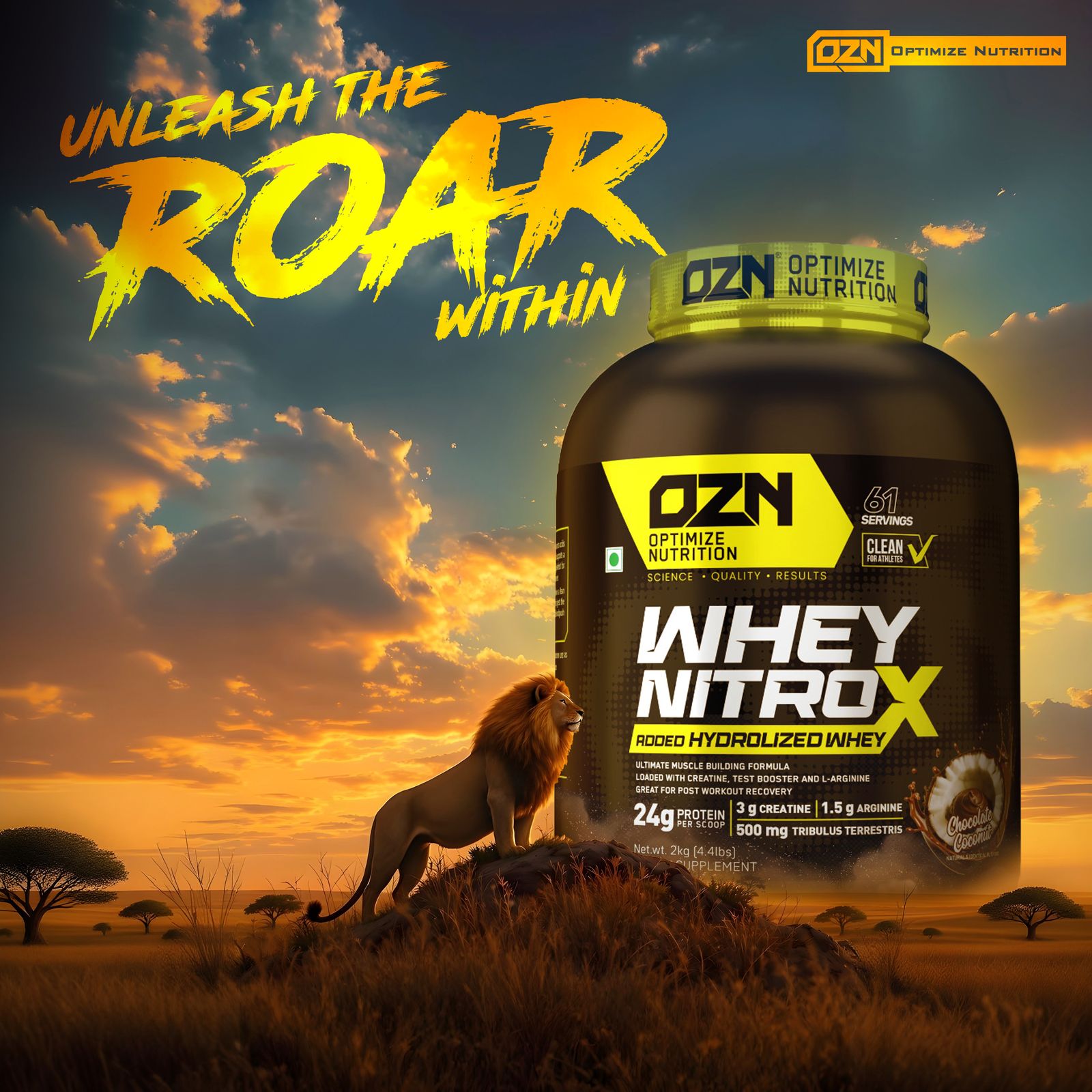 WHEY NITRO X -Added Hydrolized Whey 61 Servings