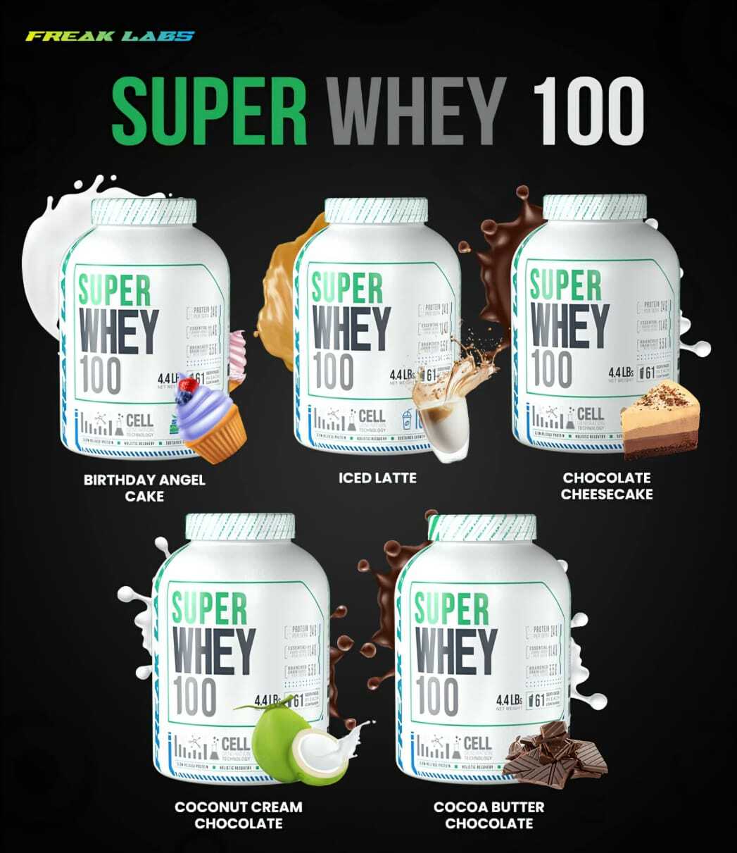 SUPER WHEY 100 – Triple Protein Blend 61 Servings