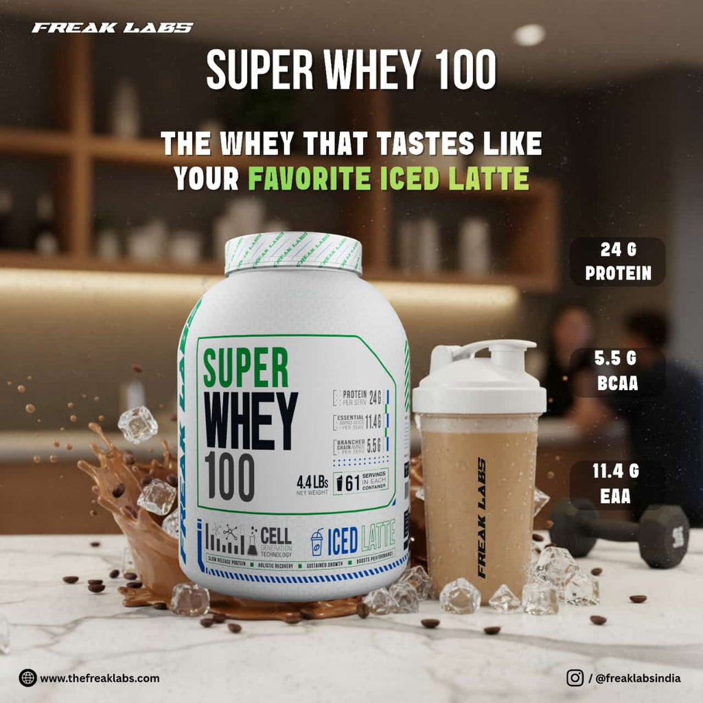 SUPER WHEY 100 – Triple Protein Blend 61 Servings
