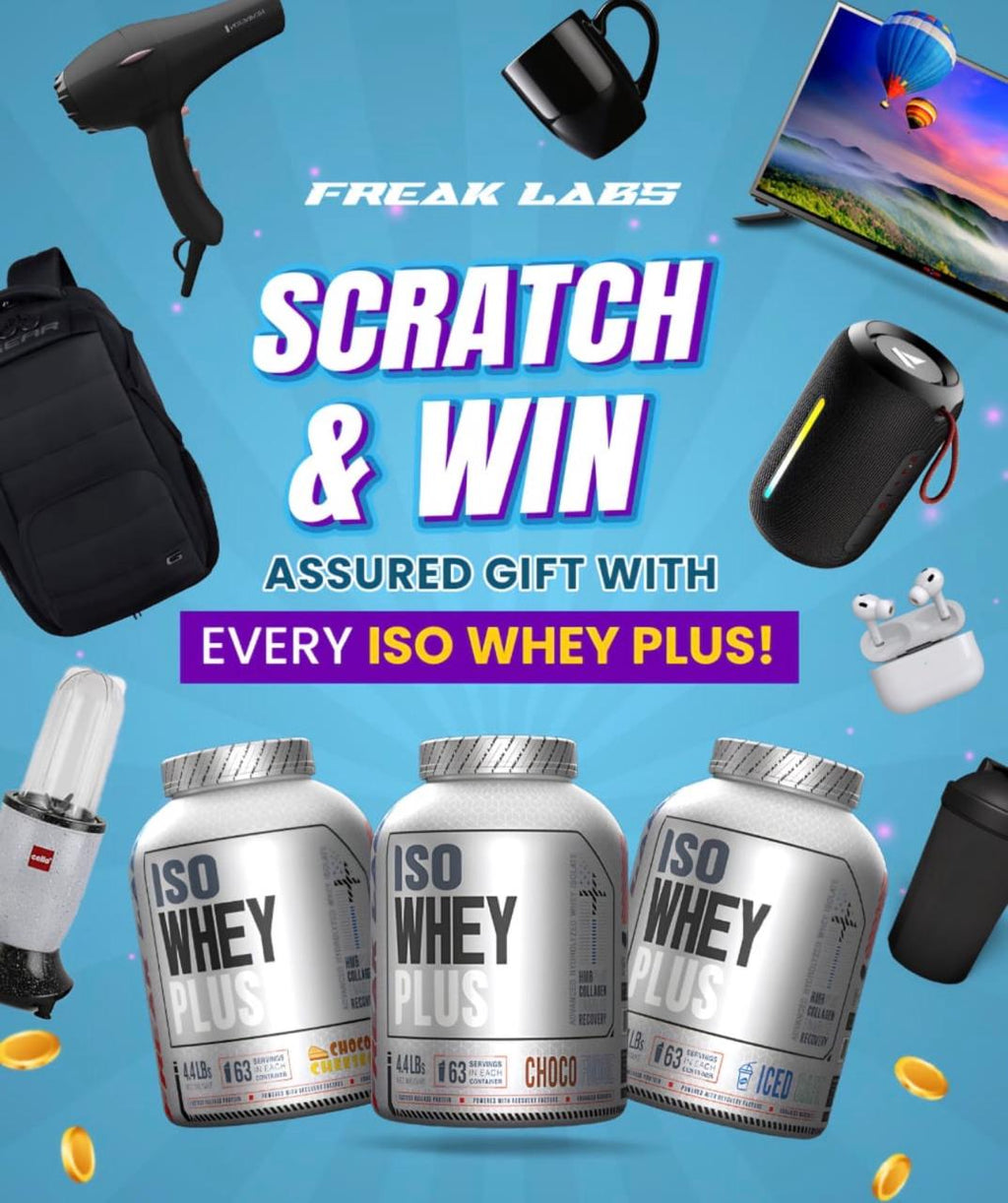 ISO WHEY PLUS – Advanced Hydrolyzed Whey Isolate with HMB and Collagen 63 Servings